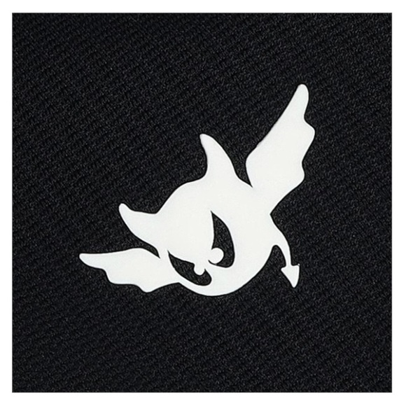 WAAC Win At All Costs! NWT Golf Soft Shell 1/2 Zip Dress M Black White Deadstock - Picture 2 of 16